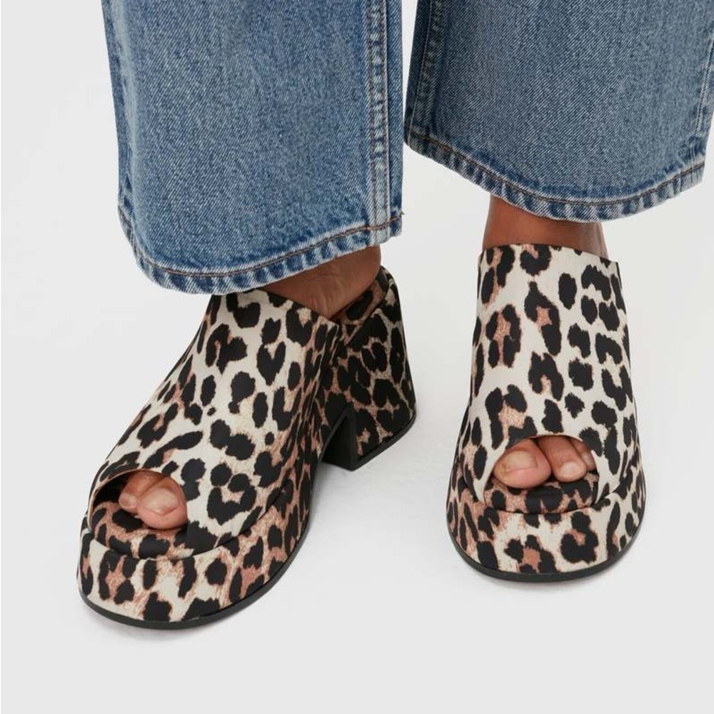 GANNI Black Retro Mule